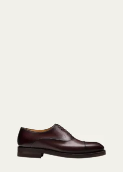 MagnanniMen's Omega Cap-Toe Leather Oxfords
