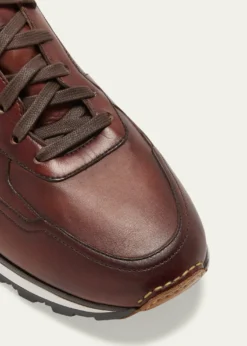 MagnanniMen's Arco Mix-Leather Trainer Sneakers