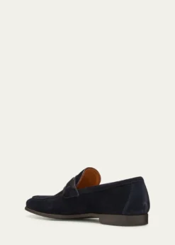MagnanniMen's Daniel Suede Penny Loafers
