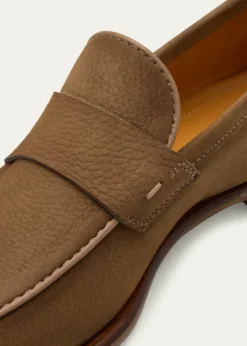 MagnanniMen's Duerro Grained Leather Penny Loafers