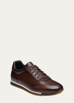 MagnanniMen's Ibiza II Leather Low-Top Sneakers