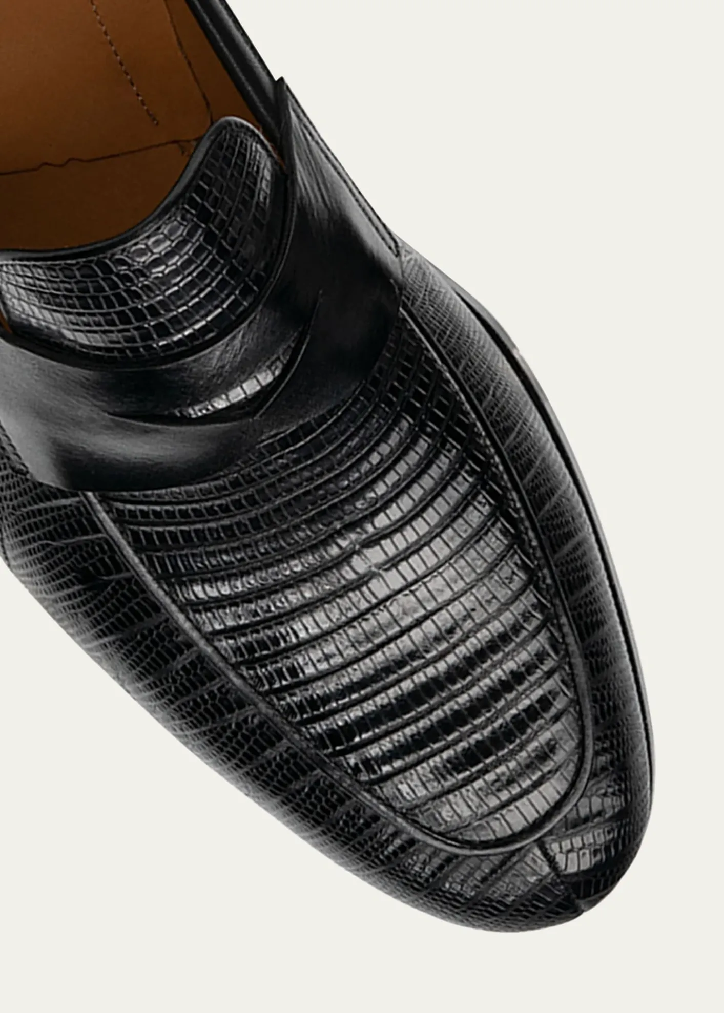 MagnanniMen's Vincente Lizard Penny Loafers