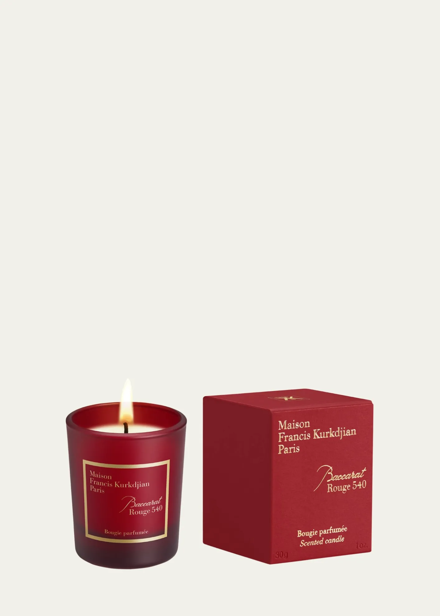 Maison Francis KurkdjianBaccarat Rouge 540 Mini Candle, Yours with any $500 Maison Francis Kurkdjian Purchase