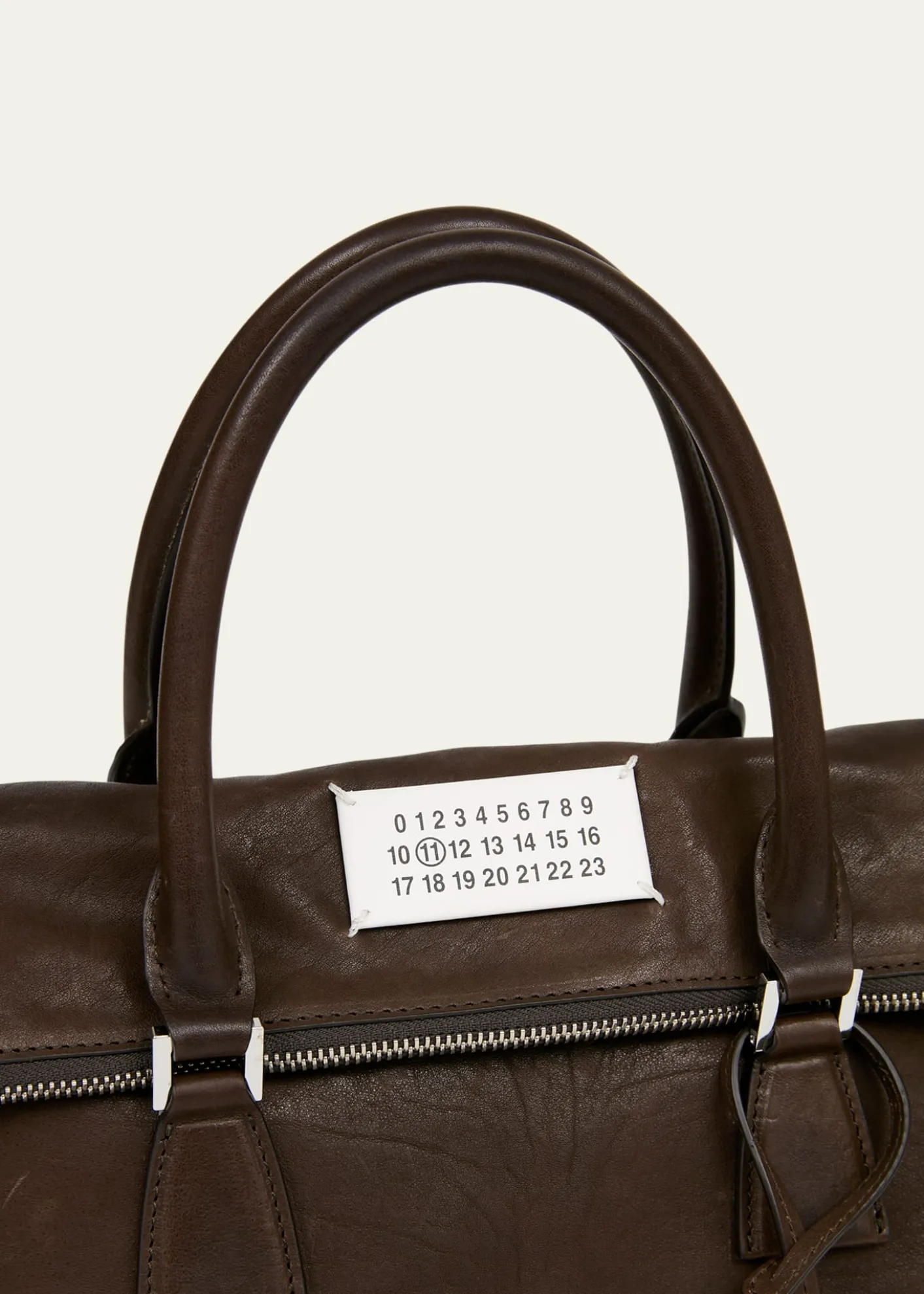 Maison Margiela5AC Loved To Death Calf Leather Medium Top Handle Bag