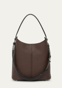 Maison MargielaDress-Age Leather Hobo Bag