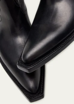 Maison MargielaHeel-Less Leather Cowboy Boots