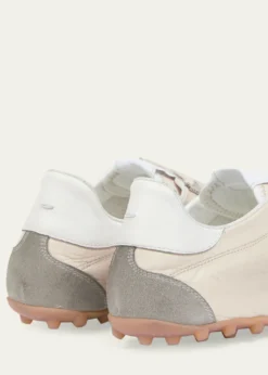 Maison MargielaMen's Sprinters Nylon and Leather Low-Top Sneakers