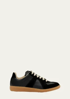 Maison MargielaReplica Suede & Leather Sneakers