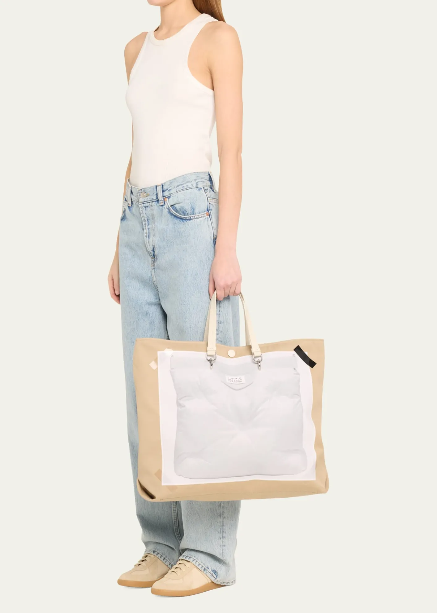 Maison MargielaTrompe L'oeil Glam Slam Tote Bag