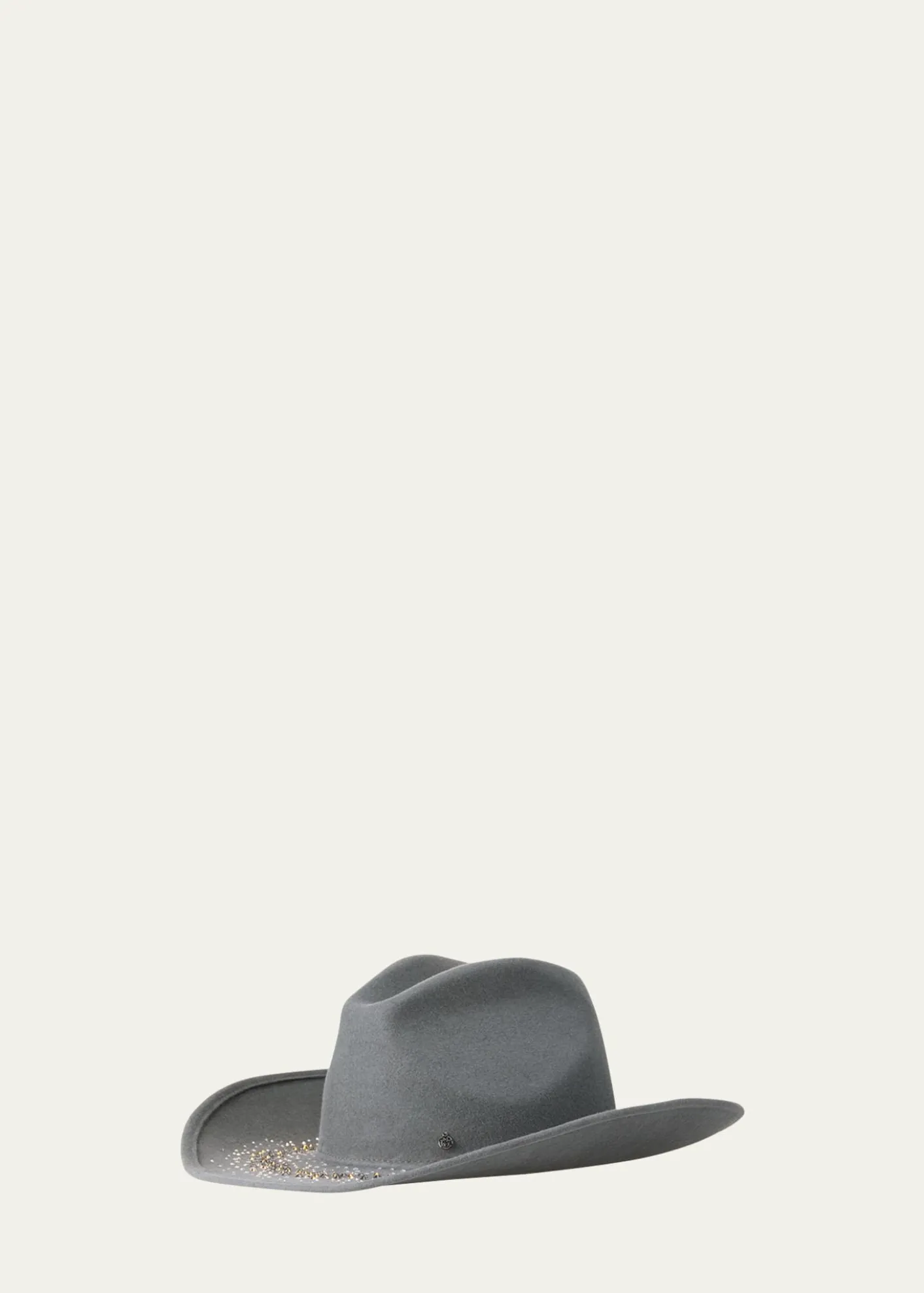 Maison MichelAustin Fairy Dust Strass Wool Felt Cowboy Hat
