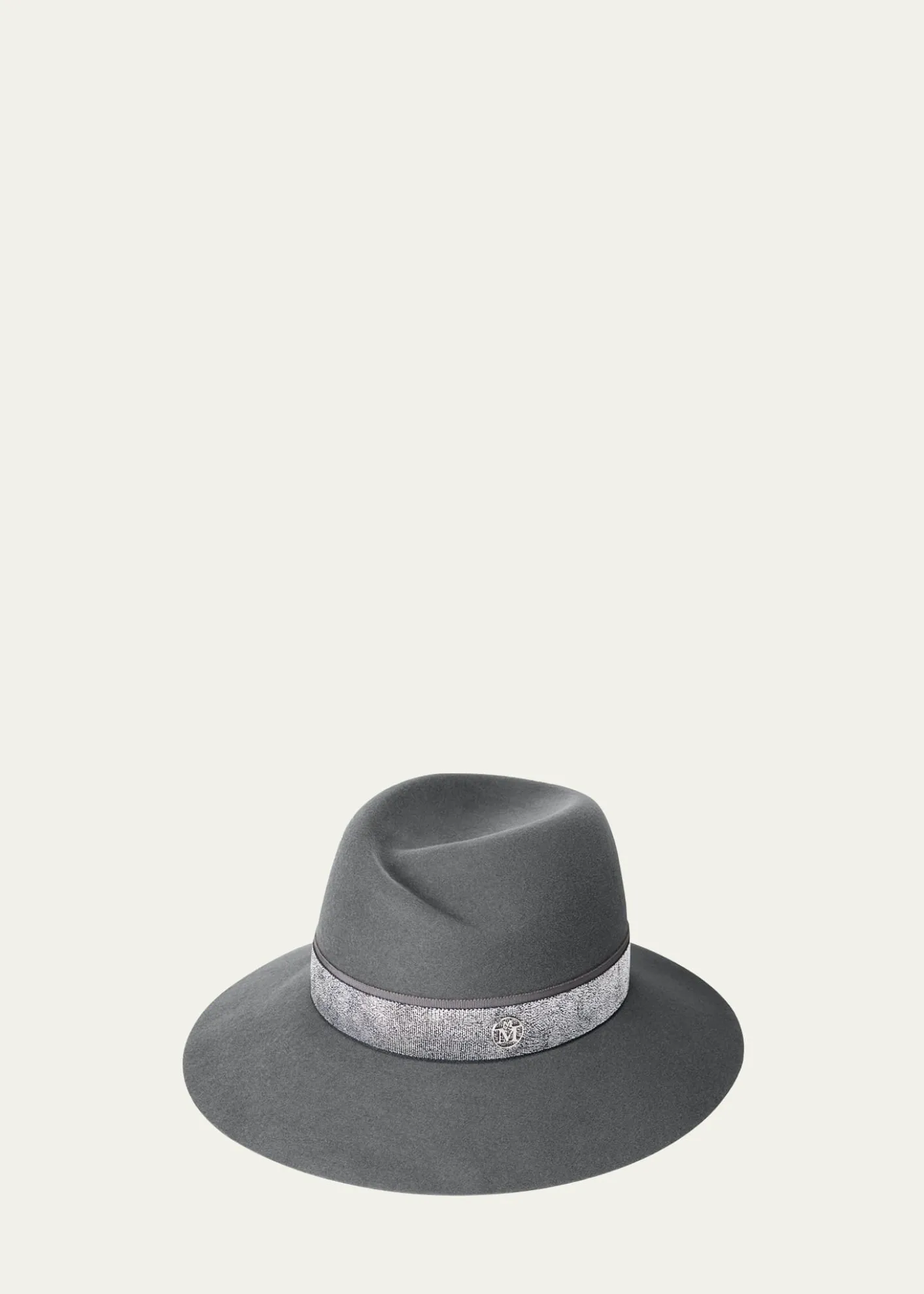 Maison MichelVirginie Fairy Dust Wool Felt Fedora Hat