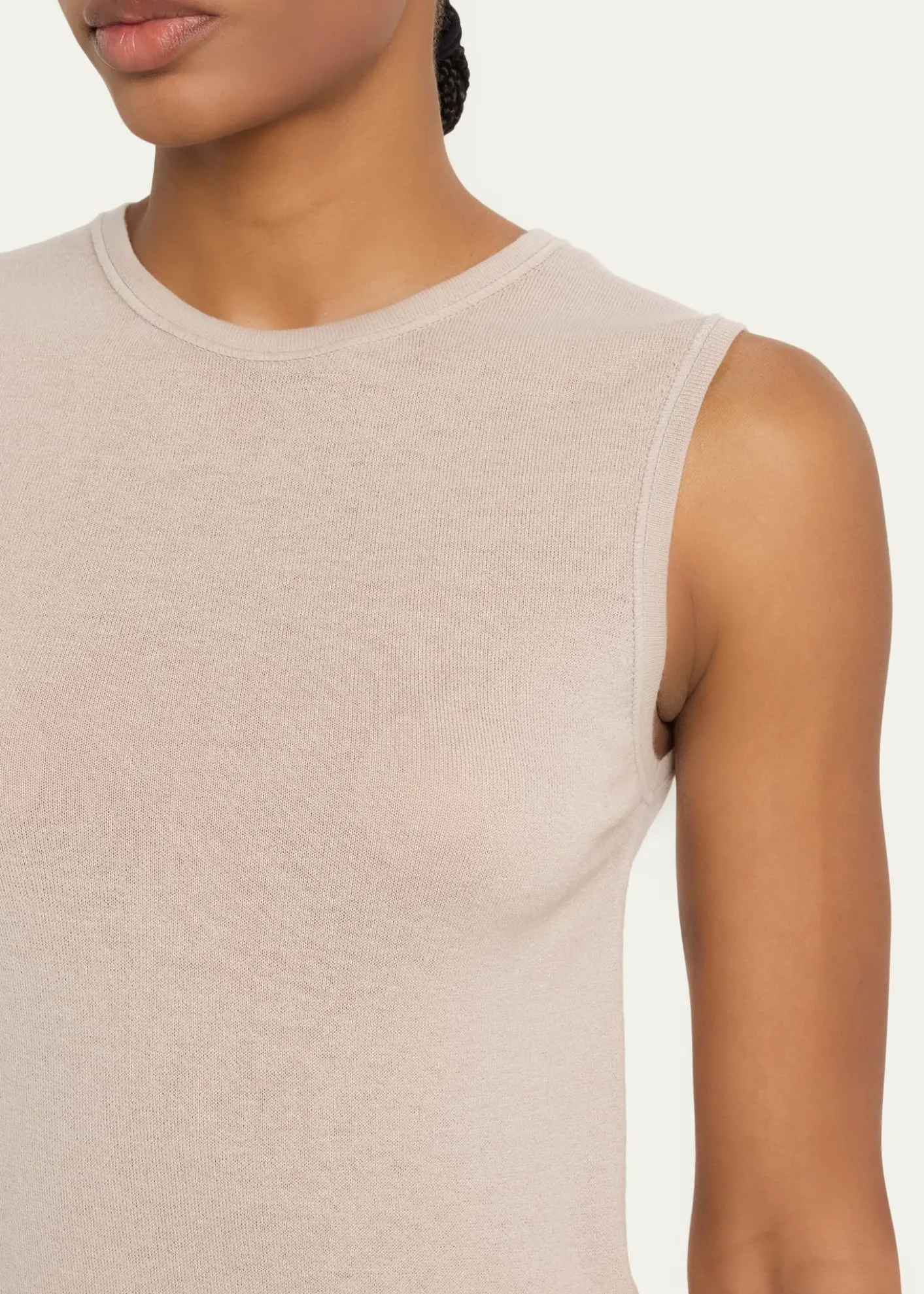 Majestic FilaturesCashmere Crewneck Tank Top
