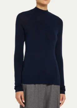 Majestic FilaturesFine Knit Merino Wool-Silk Sweater