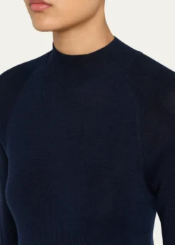 Majestic FilaturesFine Knit Merino Wool-Silk Sweater