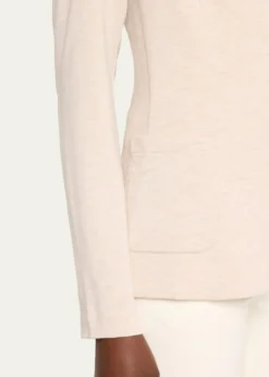 Majestic FilaturesFrench Terry One-Button Blazer