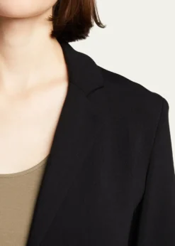 Majestic FilaturesFrench Terry One-Button Blazer