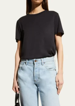 Majestic FilaturesLyocell Cotton Semi-Relaxed Short-Sleeve Crewneck tee