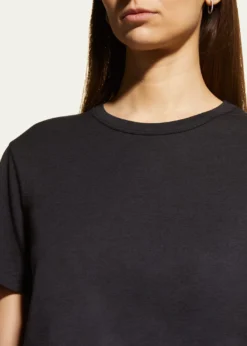 Majestic FilaturesLyocell Cotton Semi-Relaxed Short-Sleeve Crewneck tee