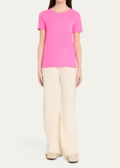 Majestic FilaturesMachine Washable Cashmere Crewneck Top