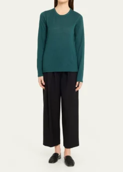 Majestic FilaturesMachine Washable Cashmere Scoop-Neck Pullover