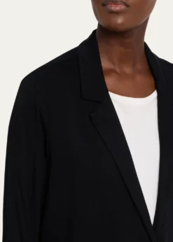 Majestic FilaturesRelaxed Single-Button Blazer