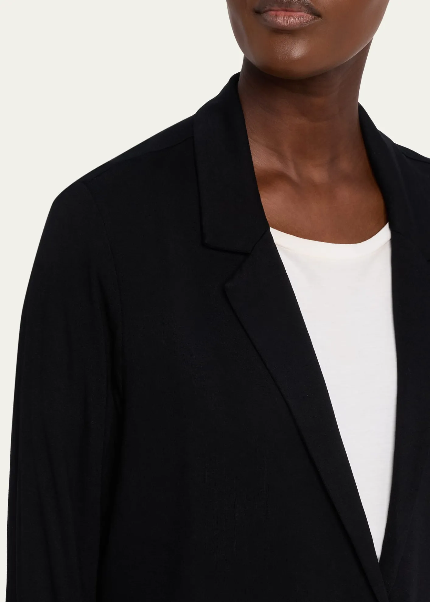 Majestic FilaturesRelaxed Single-Button Blazer