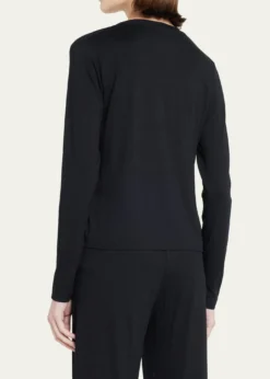 Majestic FilaturesSoft Touch Button-Front Cardigan