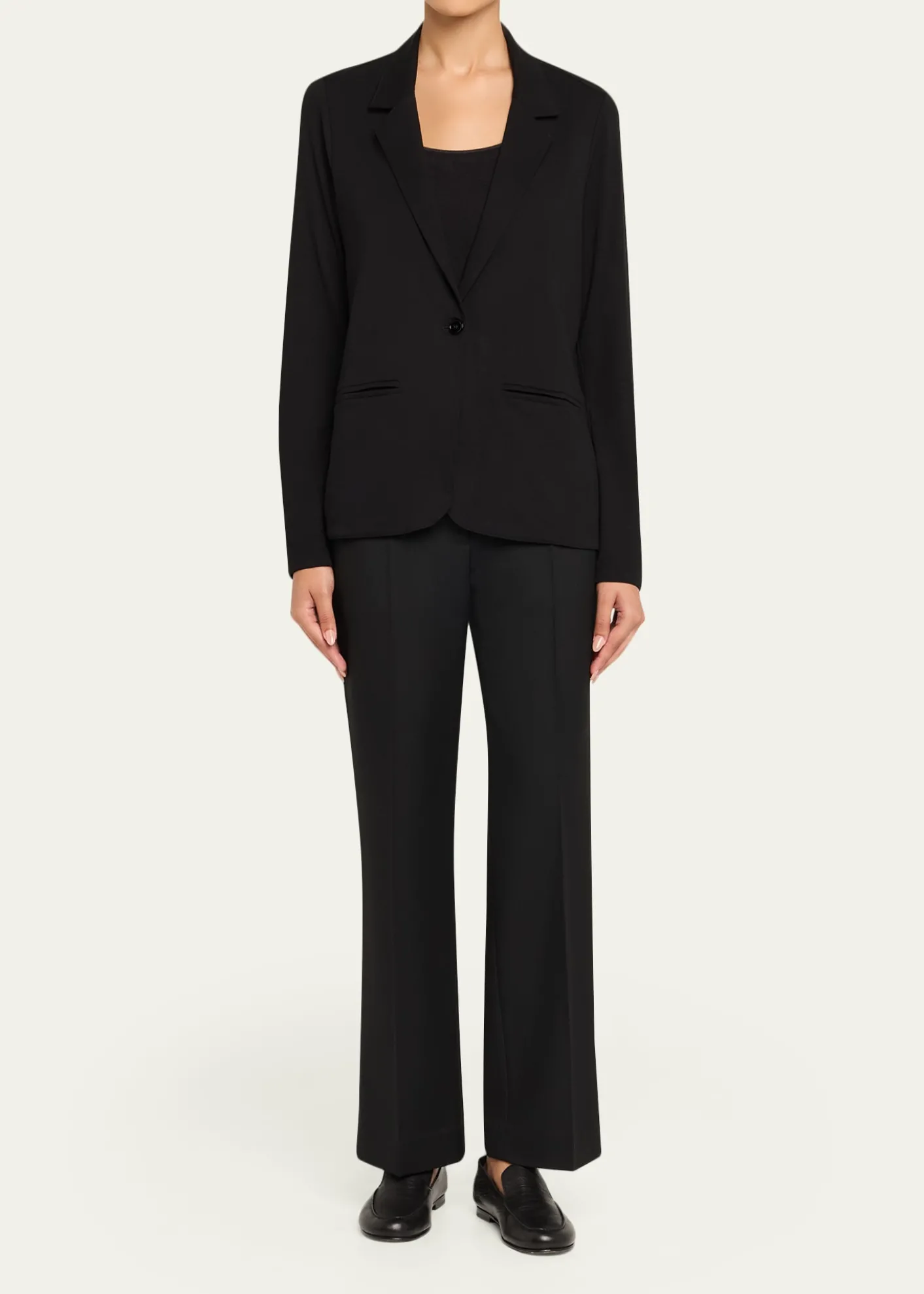 Majestic FilaturesSoft Touch Single-Button Blazer