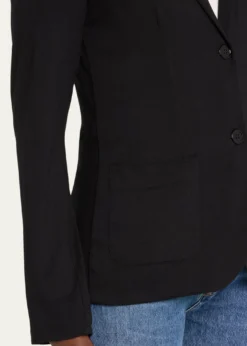 Majestic FilaturesSoft Touch Two-Button Blazer