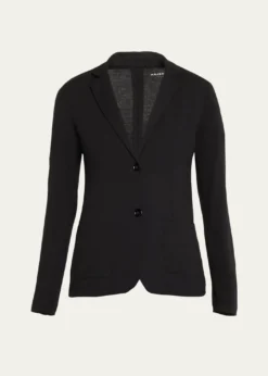 Majestic FilaturesSoft Touch Two-Button Blazer