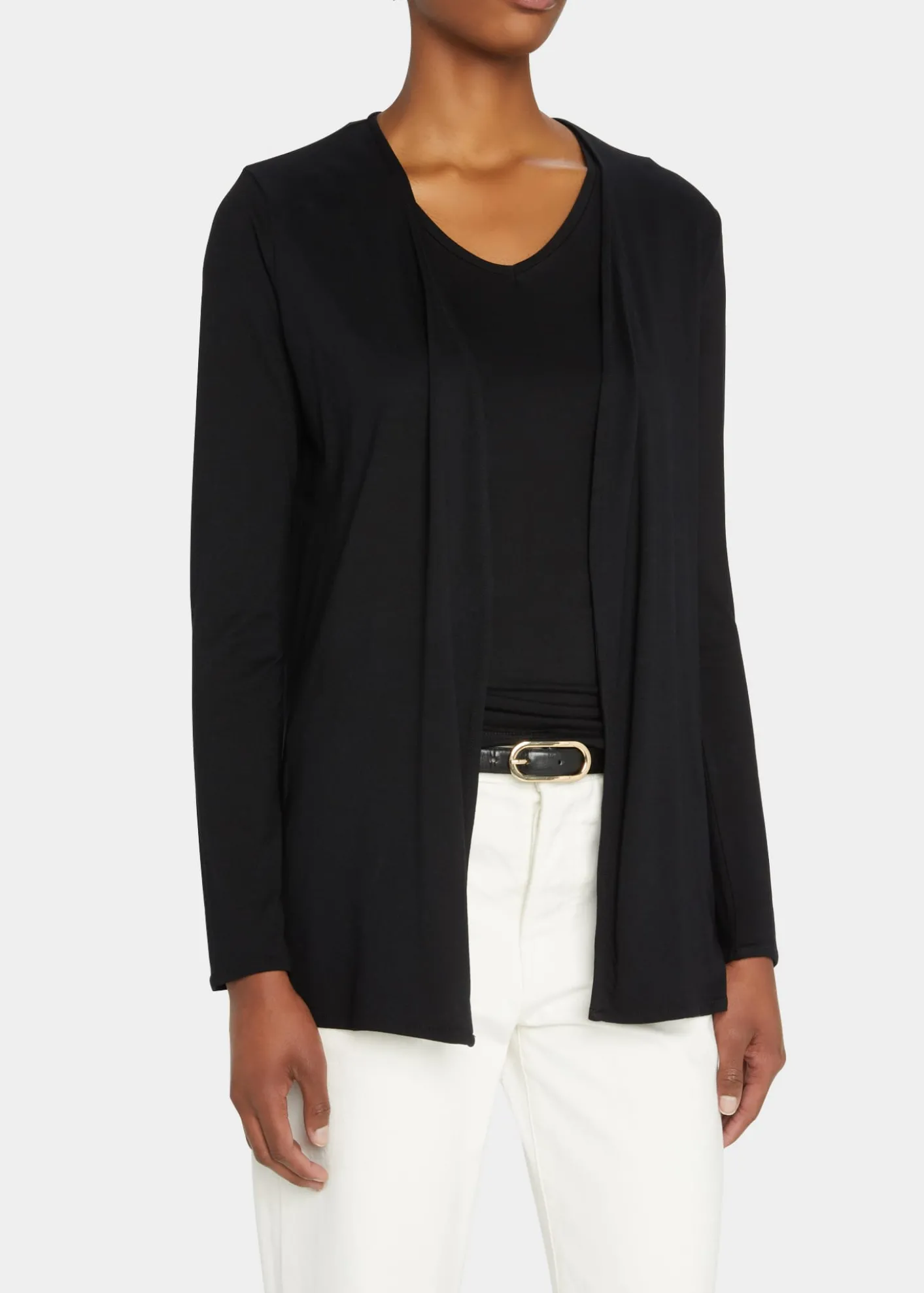 Majestic FilaturesSoft Touch Open-Front Cardigan