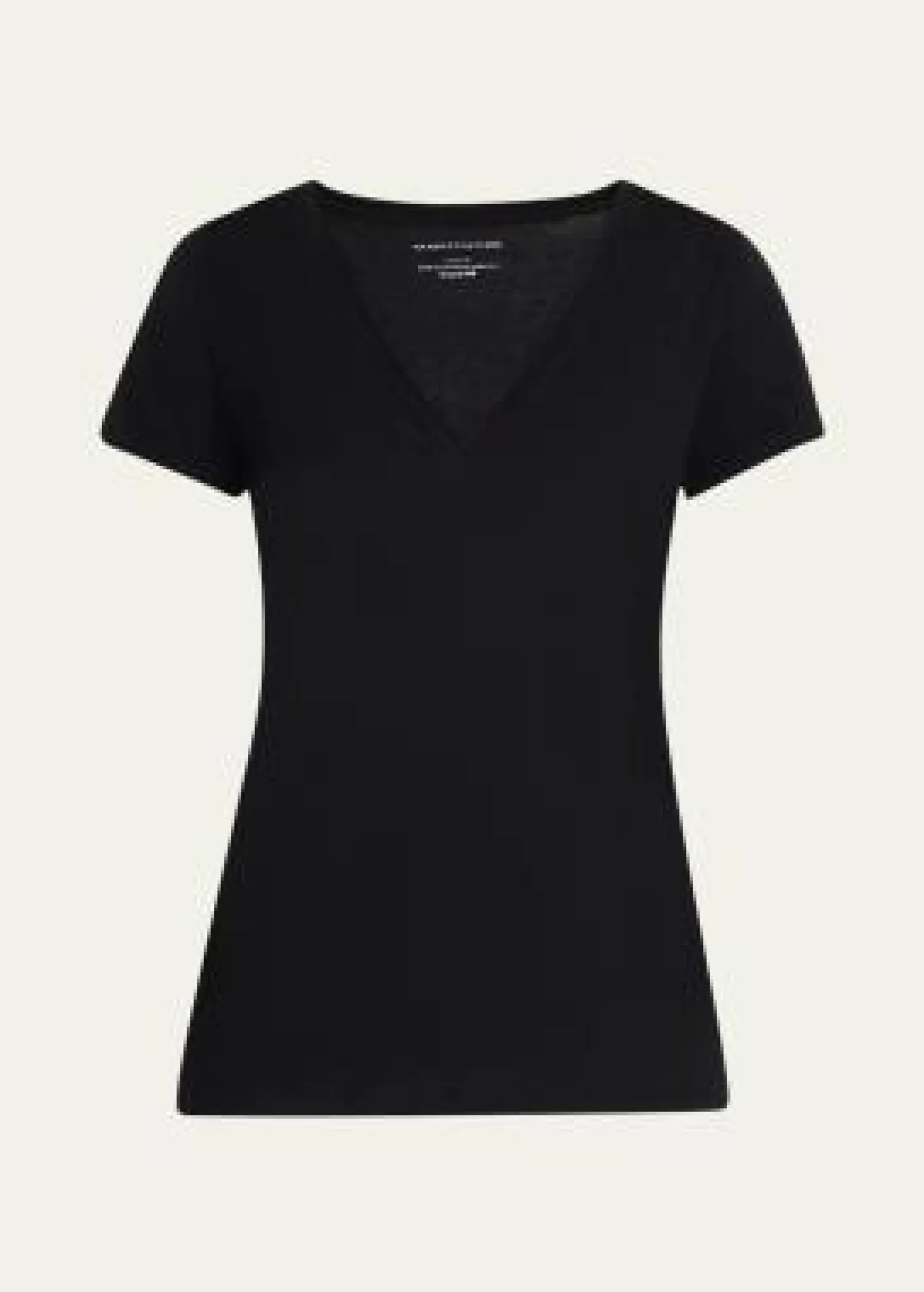 Majestic FilaturesV-Neck Organic Cotton T-Shirt