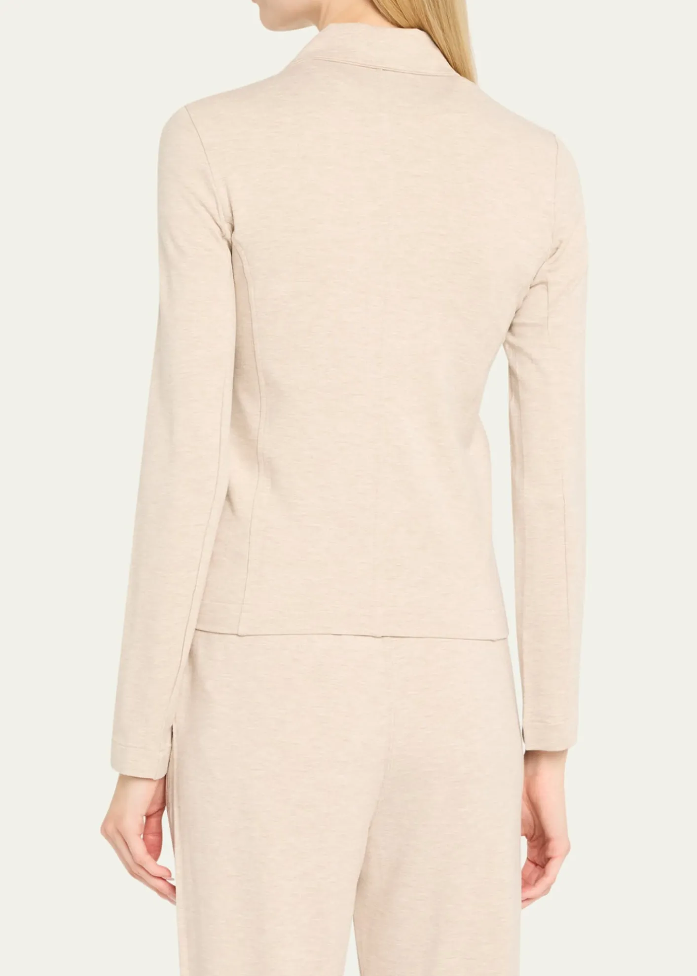 Majestic FilaturesZip-Front French Terry Moto Jacket