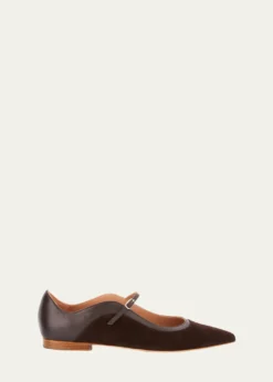 Malone SouliersCorina Monoblock Pointed-Toe Ballerina Flats
