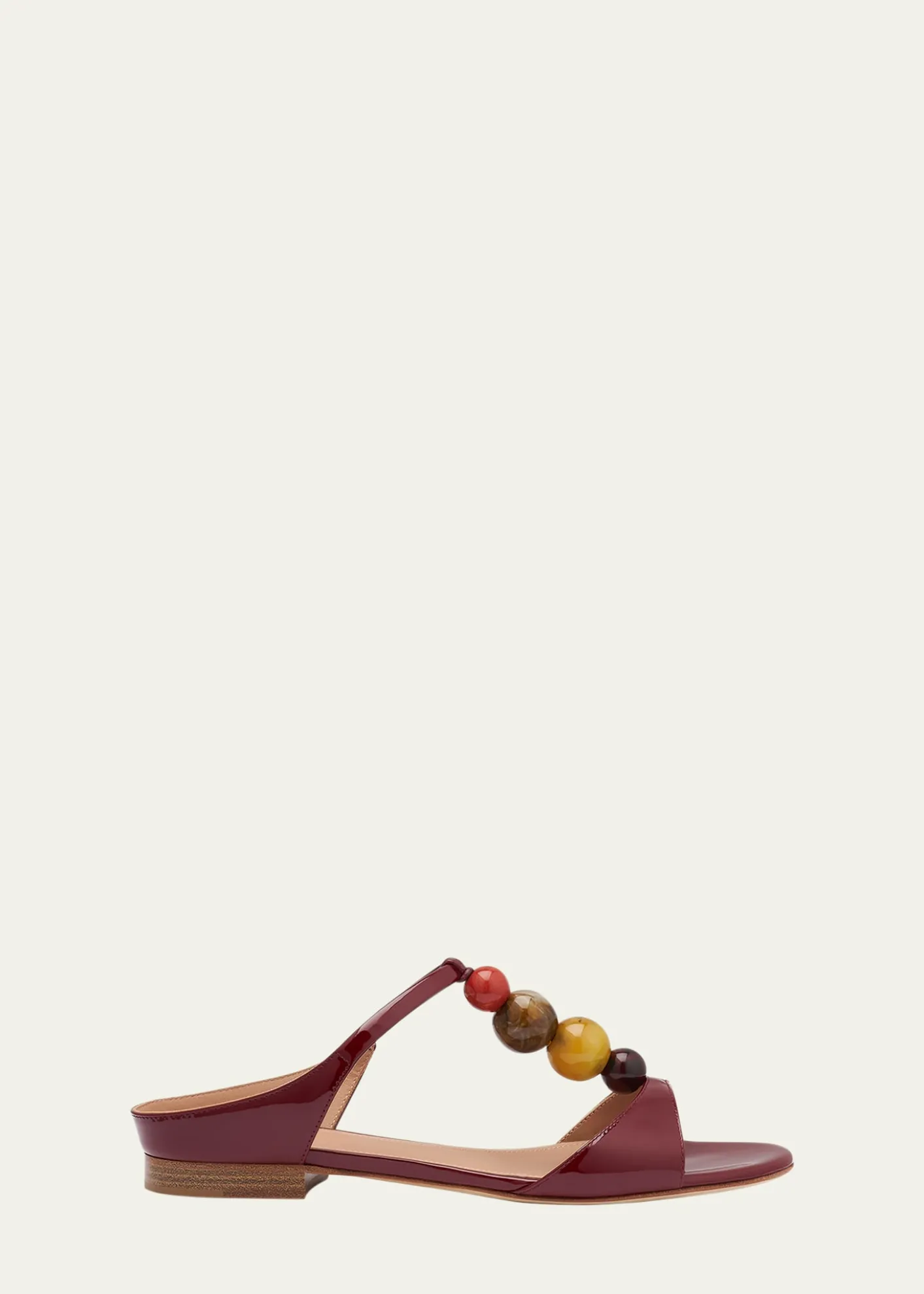 Malone SouliersLena Beaded Patent Leather Sandals