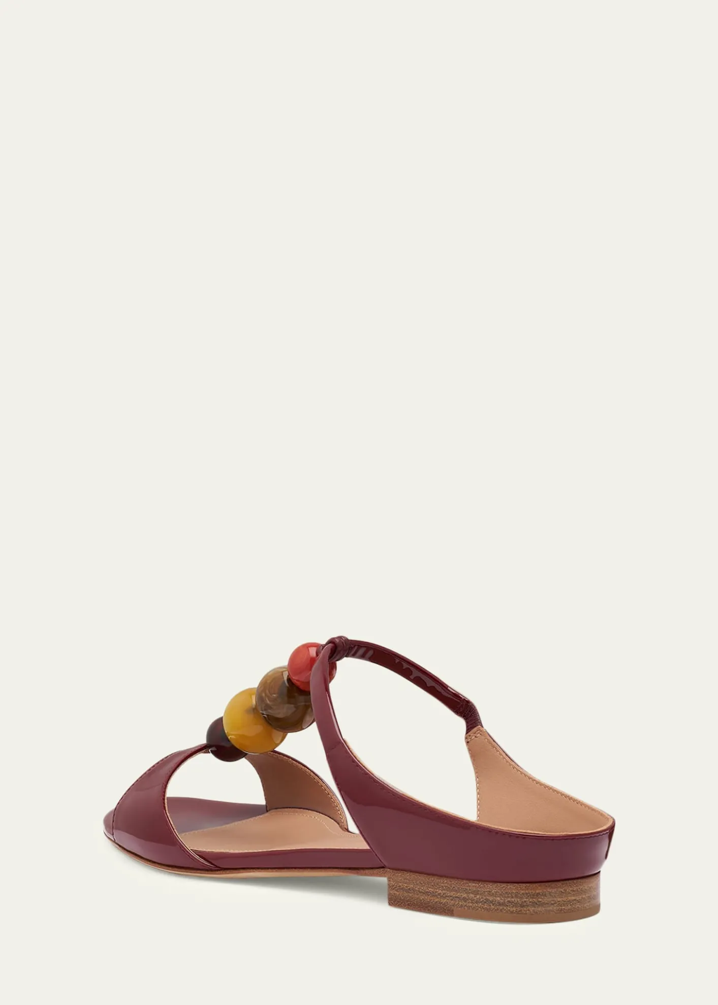 Malone SouliersLena Beaded Patent Leather Sandals