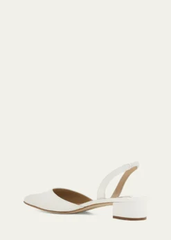 Manolo BlahnikAspro Patent Slingback Ballerina Pumps