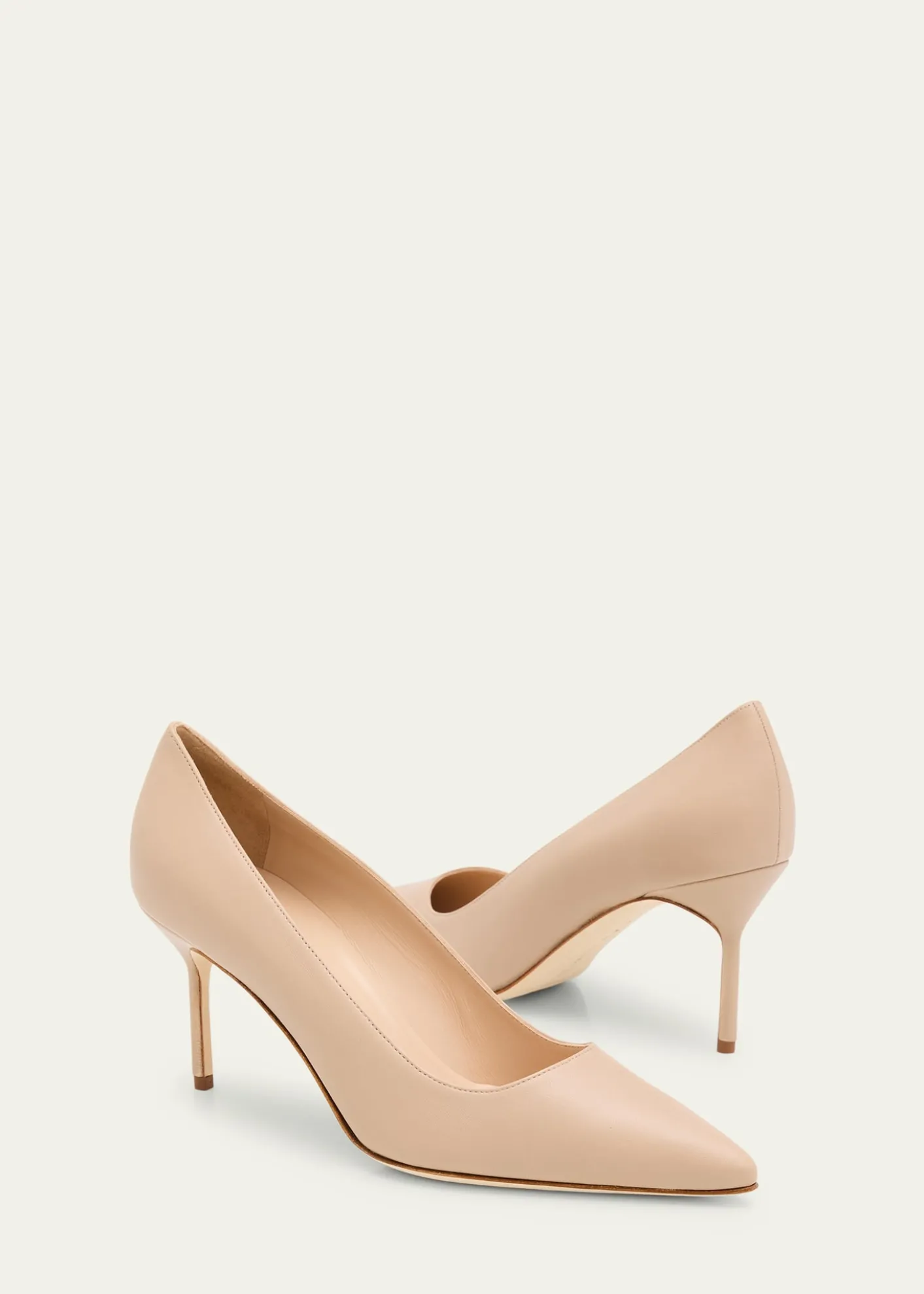 Manolo BlahnikBB 70mm Lambskin Stiletto Pumps
