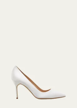 Manolo BlahnikBB 90mm Satin Stiletto Pumps