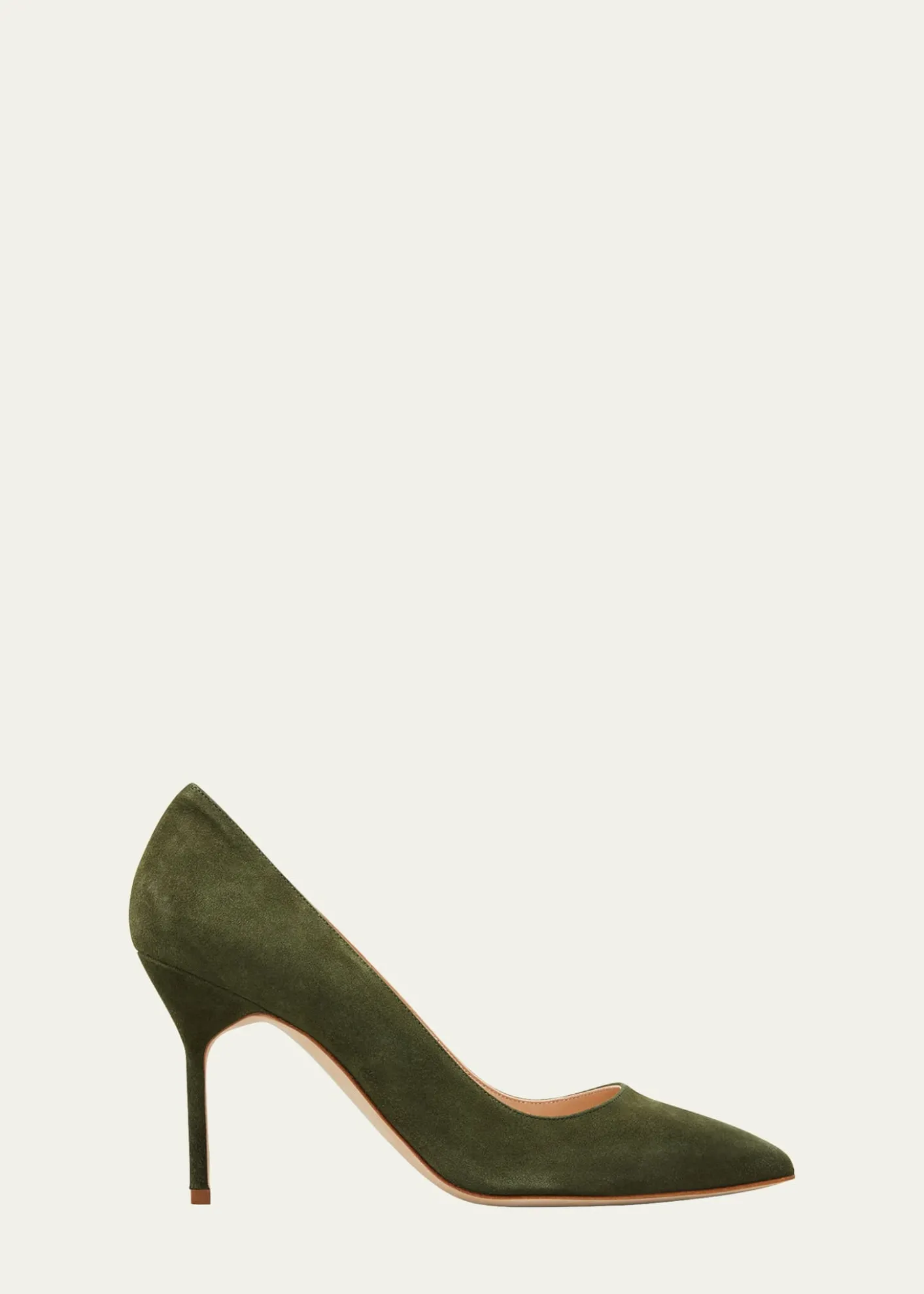 Manolo BlahnikBB 90mm Suede Stiletto Pumps