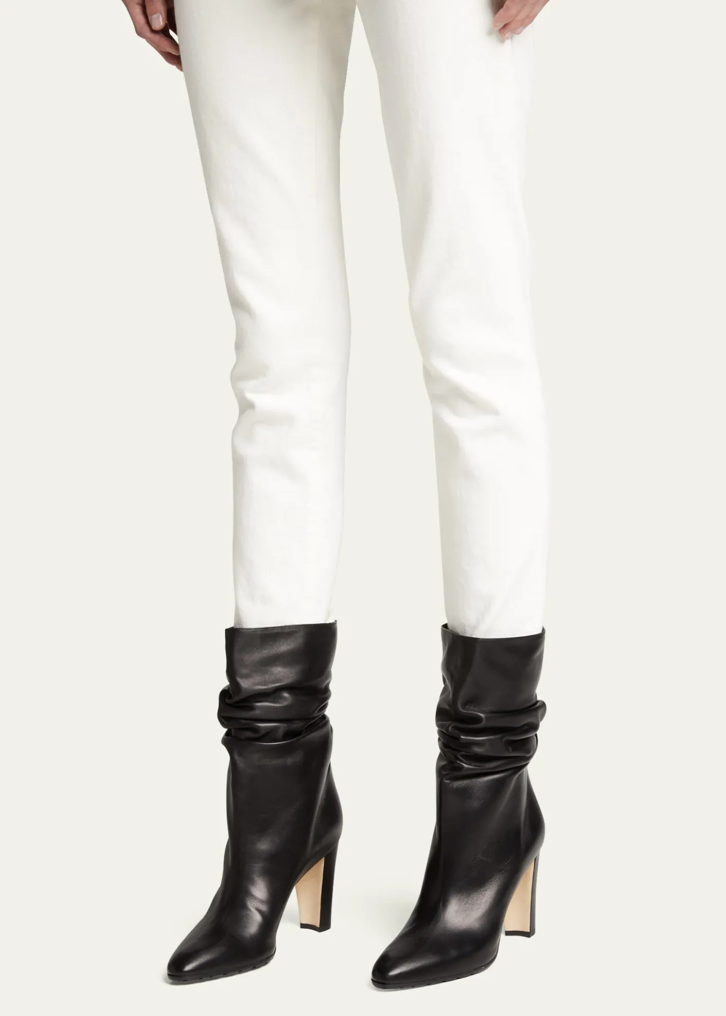 Manolo BlahnikCalasso Napa Slouchy Mid Booties