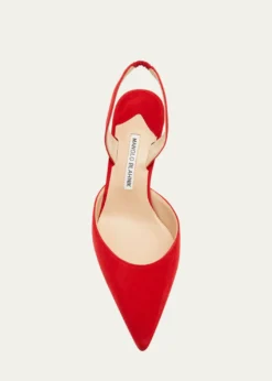 Manolo BlahnikCarolyne Kitten-Heel Halter Pumps