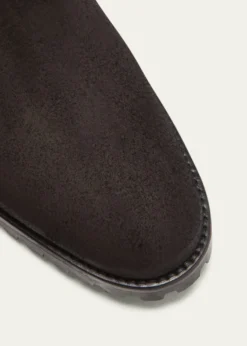 Manolo BlahnikChelata Suede Chelsea Ankle Booties