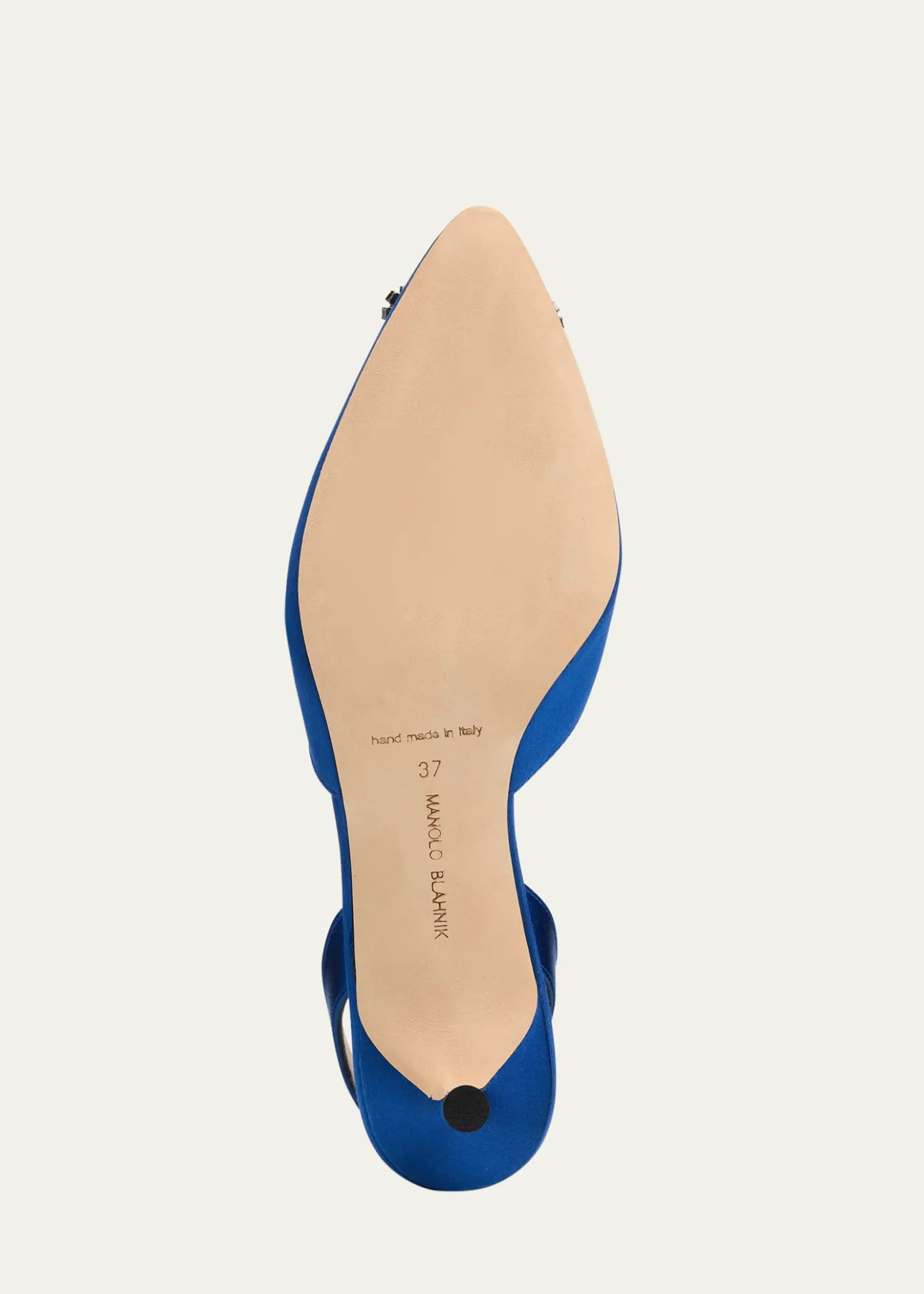 Manolo BlahnikHangisi Crystal Buckle Slingback Pumps