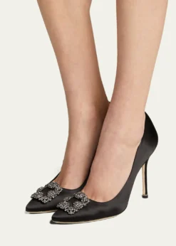 Manolo BlahnikHangisi 105mm Satin High-Heel Pumps