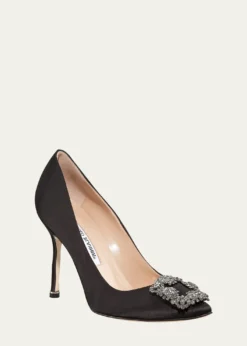 Manolo BlahnikHangisi 105mm Satin High-Heel Pumps