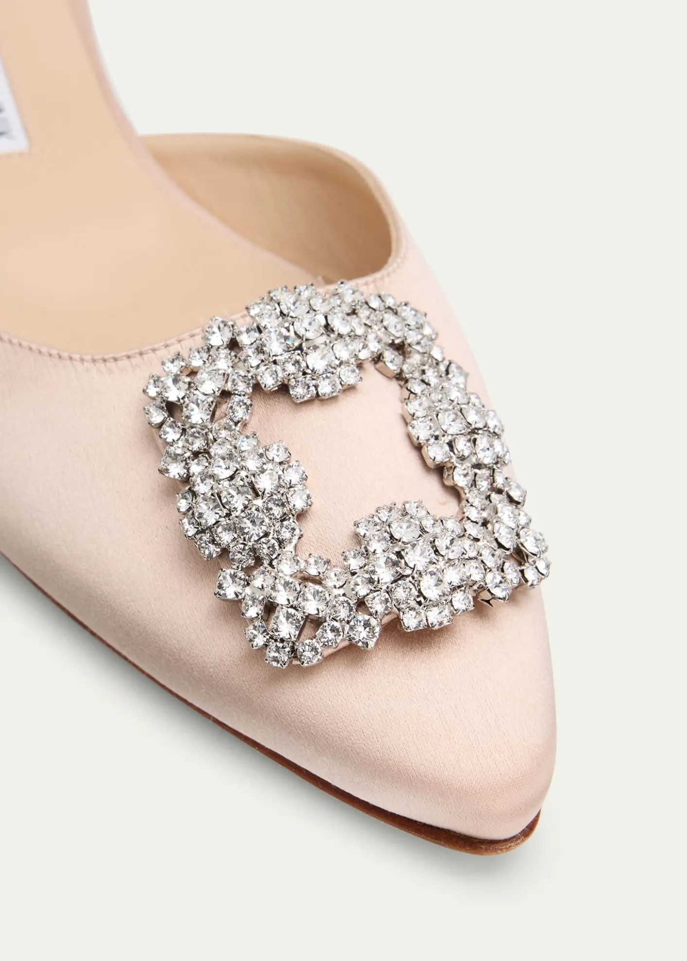Manolo BlahnikHangisi Satin Ballerina Flats