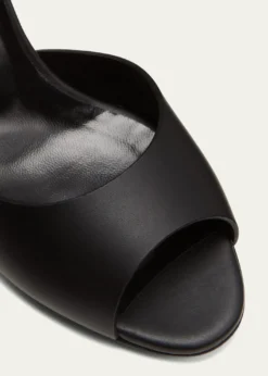 Manolo BlahnikJadarona Leather Mule Sandals