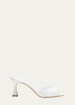 Manolo BlahnikJadarona Leather Mule Sandals