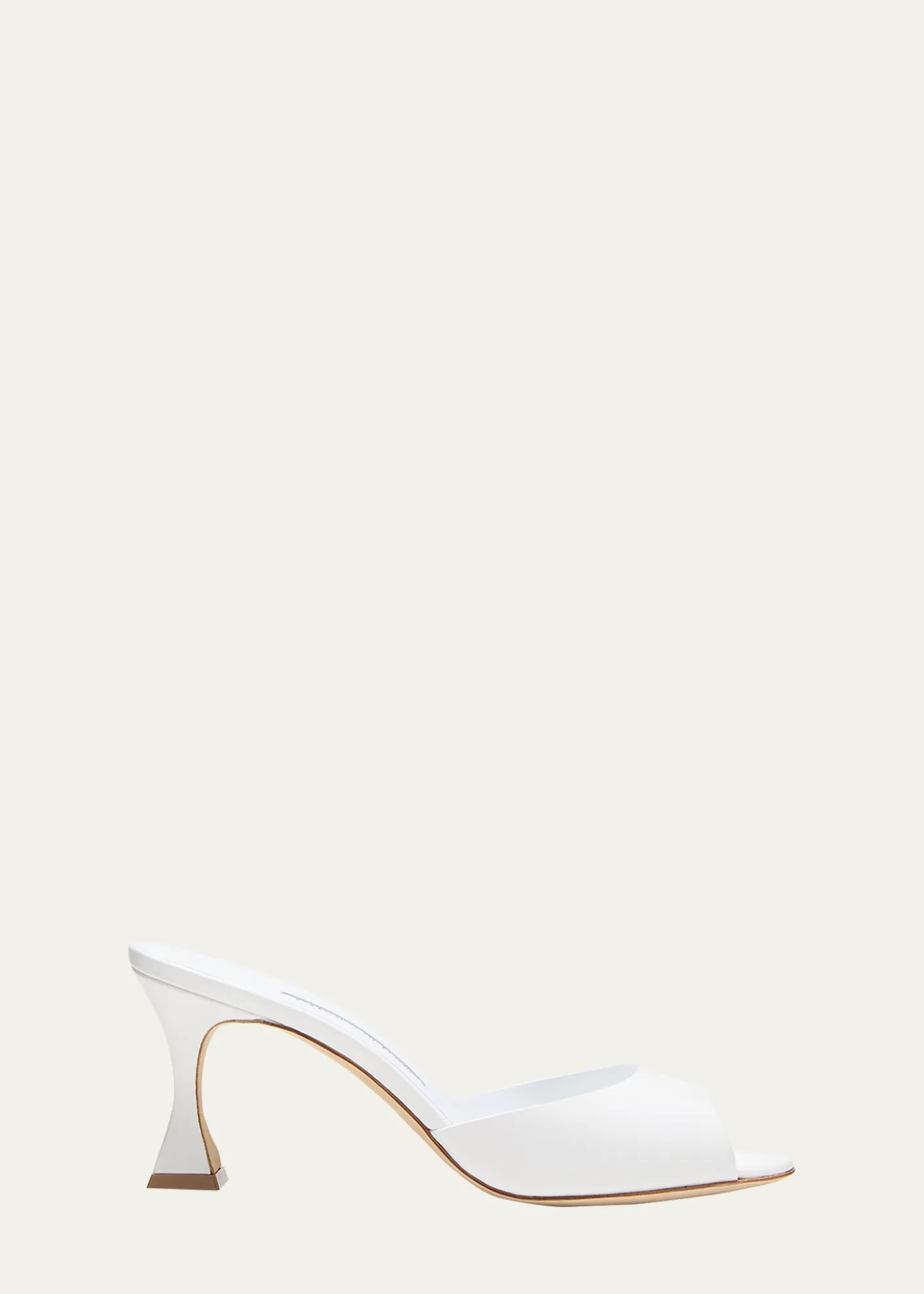 Manolo BlahnikJadarona Leather Mule Sandals